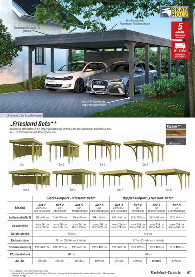 Prospekt toom - Toom - Gartenhäuser & Carports gültig ab 01.03. bis 31.12. - seite 61