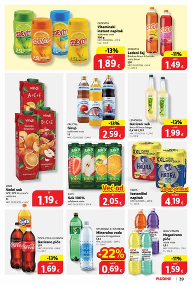 Katalog Plodine - Plodine vrijedi od 14.10. do 20.10. - stranica 39
