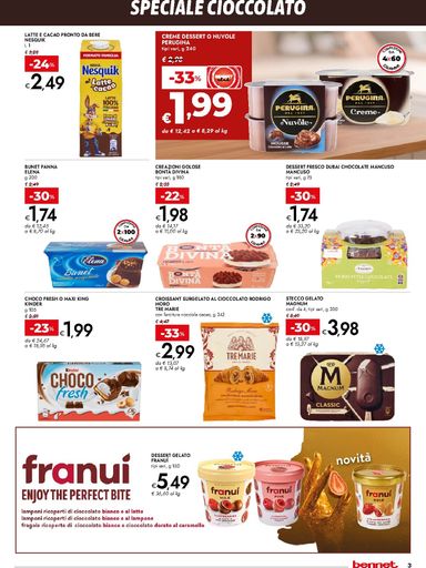 Volantino Bennet - Bennet - Cioccolato, che bontà valido dal 29/10 al 11/11 - pagina 3