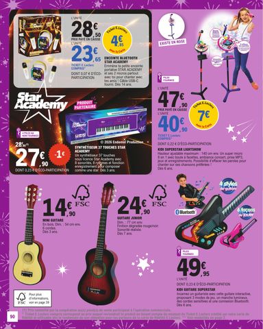 Catalogue E.Leclerc - E.Leclerc - Jouets de Noël valable dès le 20/10 au 05/12 - page 90