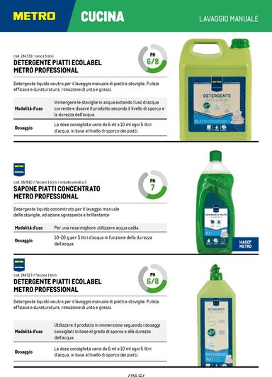 Volantino METRO - Metro - Catalogo Detergenza valido dal 04/06 al 04/06 - pagina 12