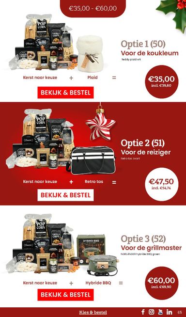 Folder Makro - Makro - Kerstpaketten catalogus van 20-10 tot 31-12 - side 65
