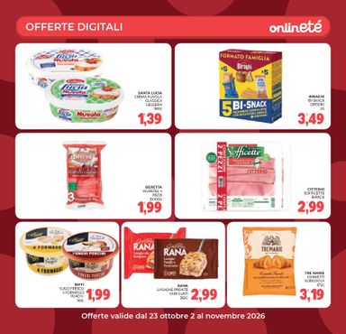 Volantino Eté - Eté valido dal 23/10 al 02/11 - pagina 26