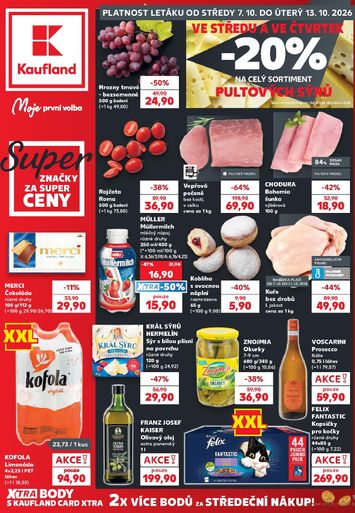 Leták Kaufland - Kaufland - Ostrava od 07.10. do 13.10. - strana 1