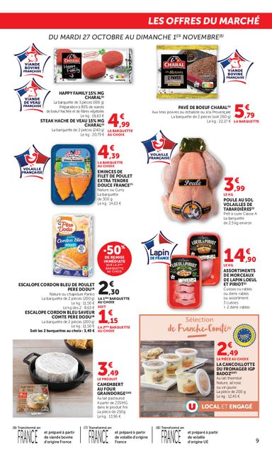 Catalogue Super U - Super U valable dès le 27/10 au 08/11 - page 9