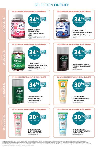 Catalogue Super U - Super U - Ma sélection Carte U valable dès le 05/10 au 01/11 - page 14