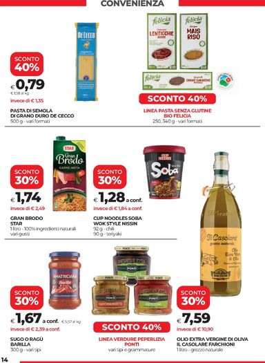 Volantino Coop Firenze - Coop Firenze - Il tuo supermercato valido dal 22/10 al 04/11 - pagina 14
