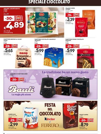 Volantino Bennet - Bennet - Cioccolato, che bontà valido dal 29/10 al 11/11 - pagina 4