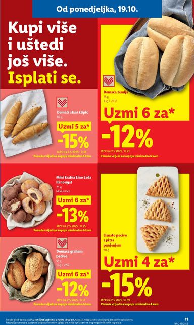 Katalog Lidl - Lidl vrijedi od 19.10. do 25.10. - stranica 11
