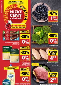 Biedronka leták platný od štvrtka 15.10.