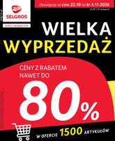 Selgros cash&carry - Totalna Wyprzedaż obowiązuje od czwartku 22.10.2026