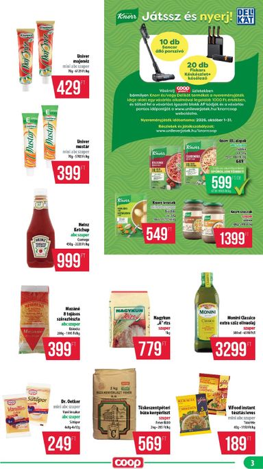 Akciós újság Coop - Coop - Mecsek érvényes 10.22.-tól 10.28.-ig - 3 oldal