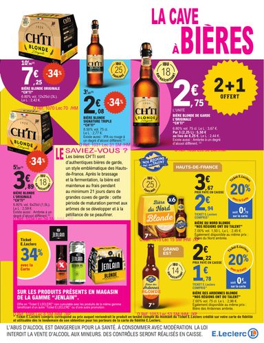 Catalogue E.Leclerc - E.Leclerc - Foire à la bière valable dès le 13/10 au 24/10 - page 7
