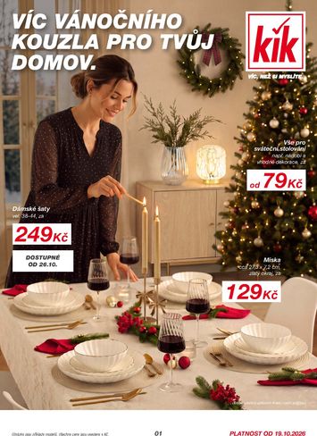 Leták KiK - KiK od 19.10. do 08.11. - strana 1
