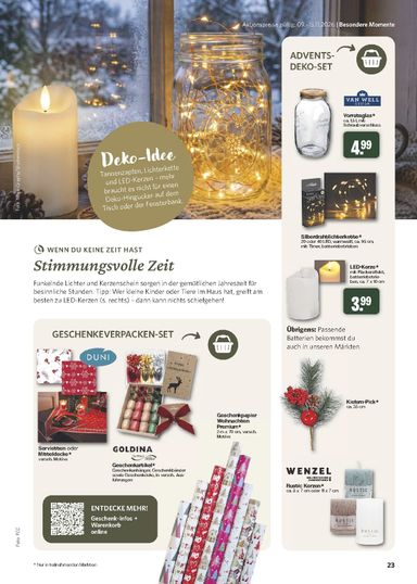 Prospekt Famila Nordwest - Famila Nordwest - Besondere Momente gültig ab 26.10. bis 29.11. - seite 23