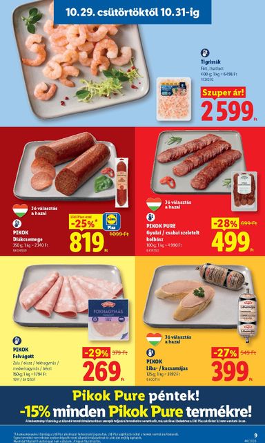 Akciós újság Lidl - Lidl érvényes 10.29.-tól 11.04.-ig - 9 oldal