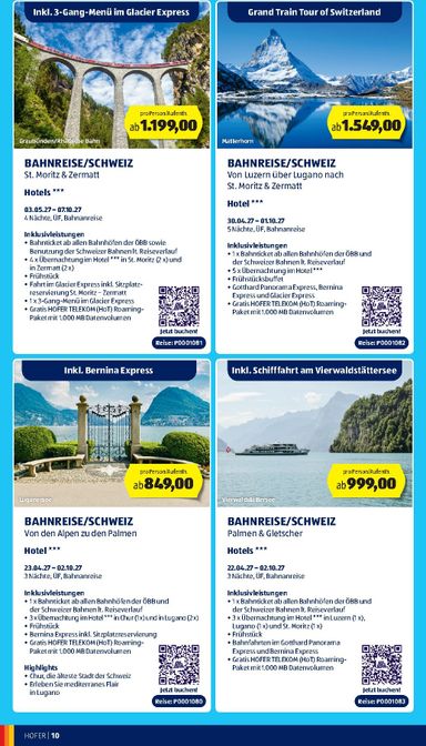 Leták Hofer Rakúsko - Hofer Rakúsko - HOFER REISEN Katalog od 28.10. do 01.12. - strana 12