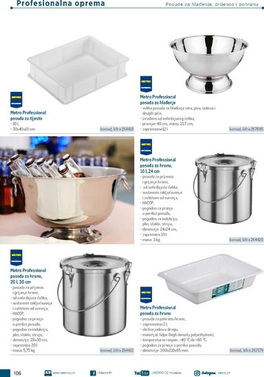 Katalog Metro - Metro - Poslovna rješenja - Trattoria vrijedi od 04.03. do 31.12. - stranica 106