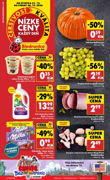 Leták Biedronka - Biedronka od 22.10. do 28.10. - strana 1