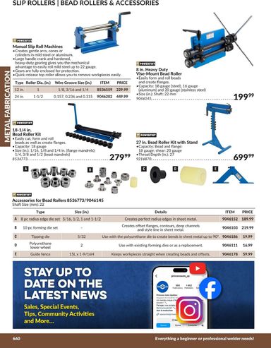 Flyer Princess Auto - Princess Auto - Metal Fabrication valid since 04-21 until 12-31 - page 51