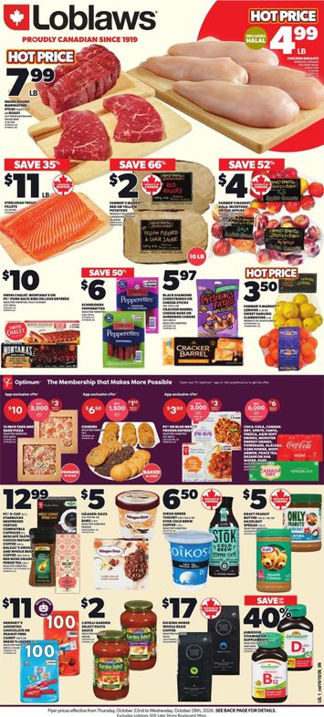 Flyer Loblaws - Loblaws valid since 10-22 until 10-28 - page 1