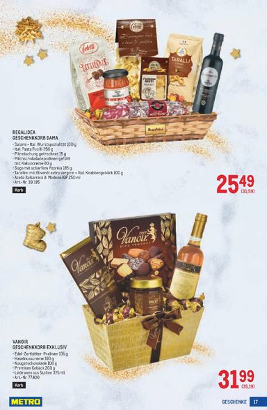 METRO-Flugblatt - Metro - Weihnachtsdeko gültig ab 15.10. bis 24.12. - seite 17