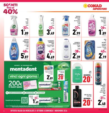 Volantino Conad Superstore - Conad Superstore valido dal 21/10 al 01/11 - pagina 6