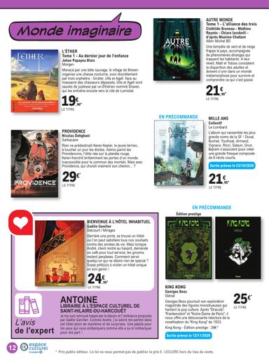 Catalogue E.Leclerc - E.Leclerc - Les BD à ne pas manquer valable dès le 13/10 au 05/12 - page 12