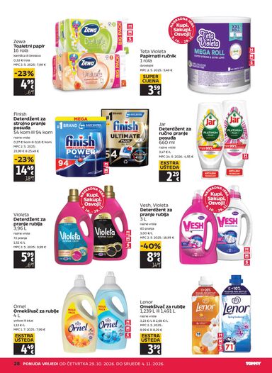 Katalog Tommy - Tommy vrijedi od 29.10. do 04.11. - stranica 28