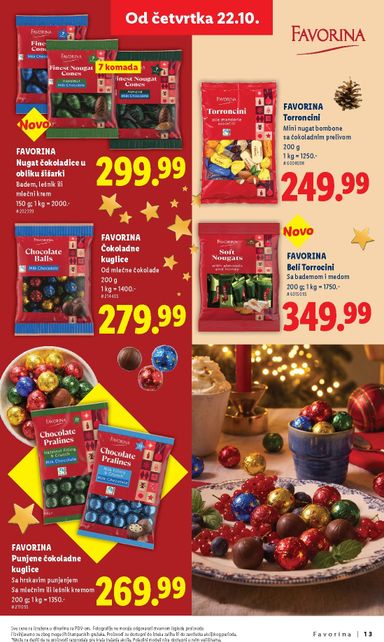 Katalog Lidl - Lidl - Favorina od 22.10 do 31.12 - strana 13