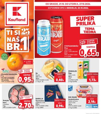Katalog Kaufland - Kaufland vrijedi od 21.10. do 27.10. - stranica 1