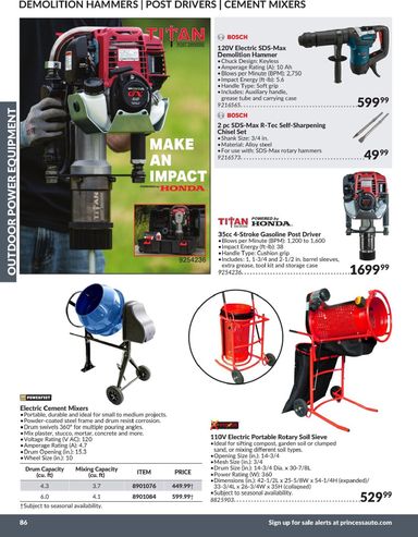 Flyer Princess Auto - Princess Auto - Outdoor Power Equipment valid since 04-21 until 12-31 - page 40