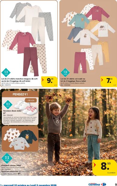 Folder Carrefour - Carrefour - Textile d'automne van 21/10 tot 02/11 - side 9