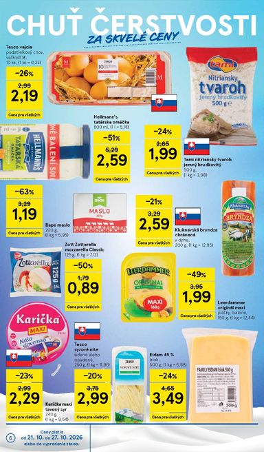 Leták Tesco - Tesco od 21.10. do 27.10. - strana 6