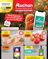 Auchan szupermarket, érvényes csütörtöktől 2026.10.22.