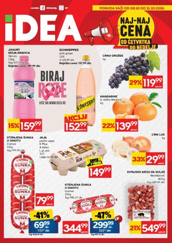 Katalog Idea - Idea - Naj-naj cena od 08.10 do 11.10 - strana 1