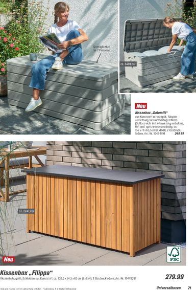 Prospekt toom - Toom - Gartenmöbel & Solar-Leuchten gültig ab 01.03. bis 31.12. - seite 71