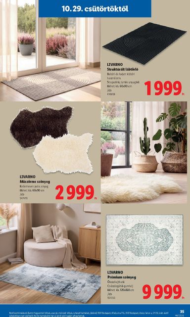 Akciós újság Lidl - Lidl érvényes 10.29.-tól 11.04.-ig - 35 oldal