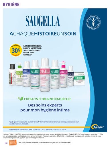 Catalogue E.Leclerc - E.Leclerc - Parapharmacie valable dès le 06/10 au 31/10 - page 18