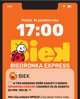Biedronka leták