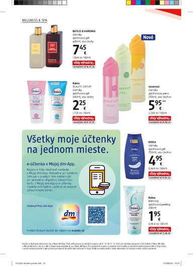 Leták dm - dm drogerie od 01.10. do 31.10. - strana 10