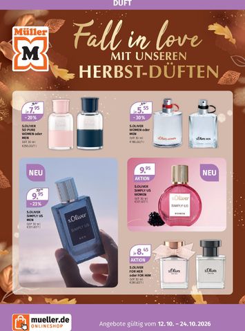 Prospekt Müller - Müller - Parfümerie gültig ab 12.10. bis 24.10. - seite 1