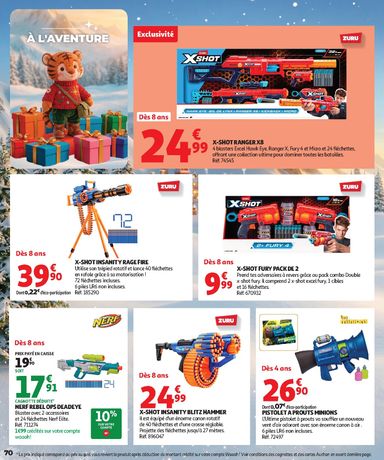 Catalogue Auchan - Auchan - Jouets de Noël valable dès le 16/10 au 06/12 - page 70