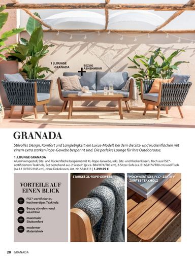 Prospekt Dehner - Dehner - Gartenmöbel Trends gültig ab 02.03. bis 31.10. - seite 20
