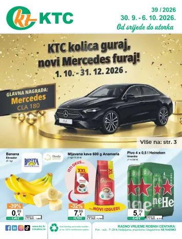 Katalog KTC - KTC vrijedi od 30.09. do 06.10. - stranica 1