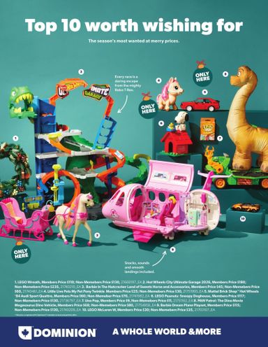 Flyer Dominion - Dominion - A world of toys for less valid since 10-22 until 12-30 - page 24