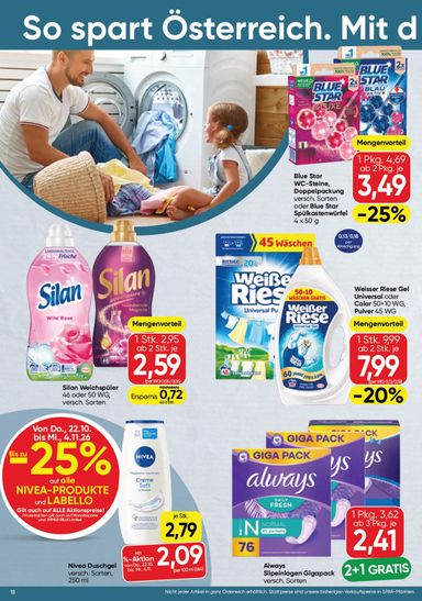 SPAR-Flugblatt - SPAR gültig ab 22.10. bis 04.11. - seite 18