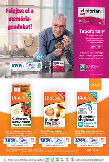 Akciós újság Gyöngy Patikák - Gyöngy Patikák érvényes 10.01.-tól 10.31.-ig - 8 oldal