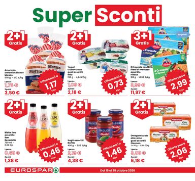 Volantino Eurospar - Eurospar valido dal 15/10 al 28/10 - pagina 2