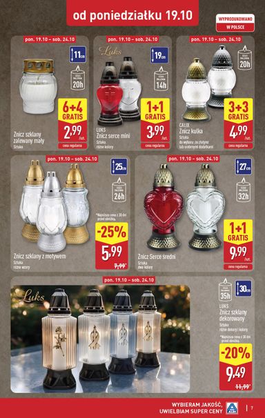 Gazetka ALDI - ALDI - Znicze i stroiki od 19.10. do 24.10. - strona 7